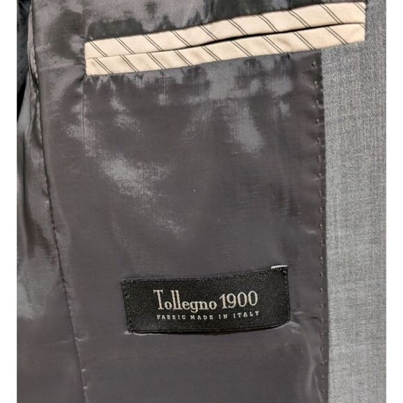 J.Crew 1035 Bi-Stretch Blazer Wool Blend Tollegno 1900 Grey Size 12 STY 95961 - Picture 7 of 8